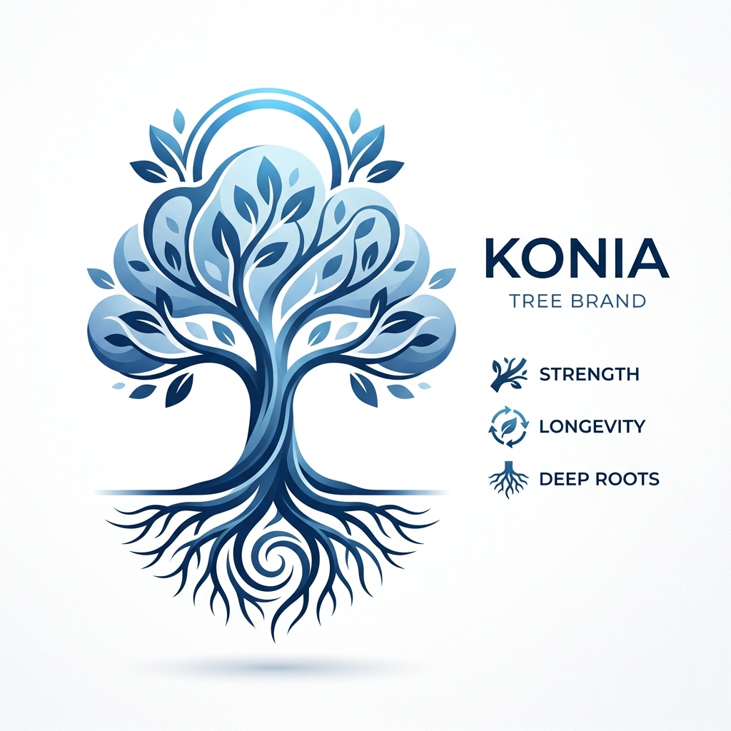 Konia tree inspiration illustration